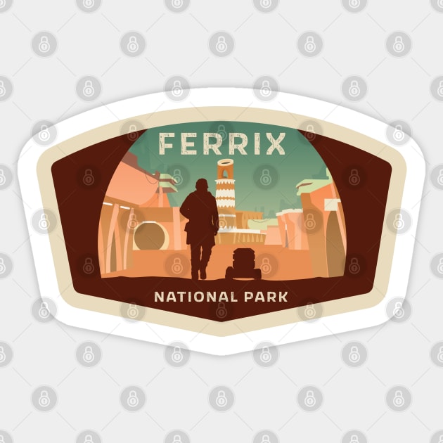 Ferrix National Park Sticker by Hanneliza